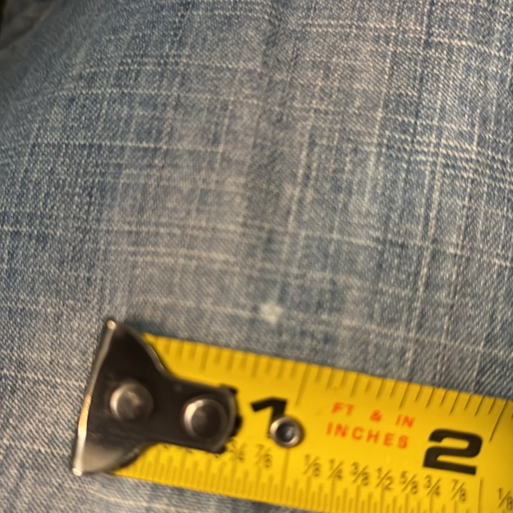 Banana Republic Denim Stretch Bermuda Shorts 0 Festival Summer Casual Boho Twee - Picture 11 of 13